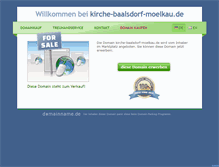 Tablet Screenshot of kirche-baalsdorf-moelkau.de
